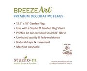 Playful Peonies Garden Flag