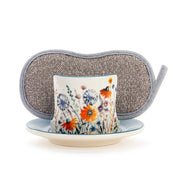 Meadow Flowers Soap Dish with Sponge