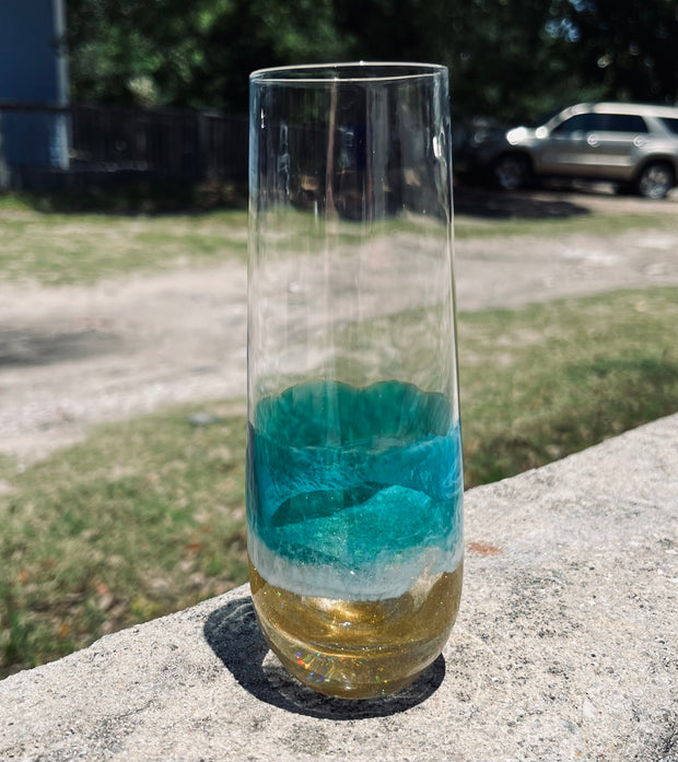Ocean Stemless Champagne Glass