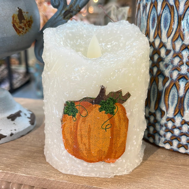 3x4 Moving Flame Pumpkin Ribbon