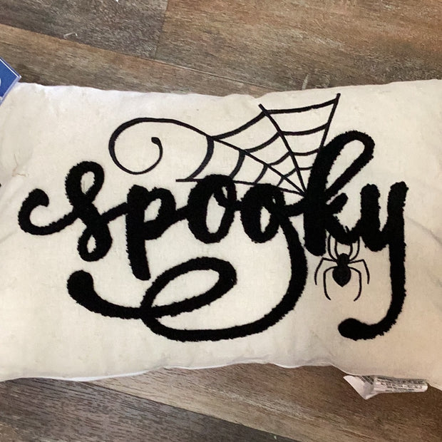 Spooky Spider Web Pillow