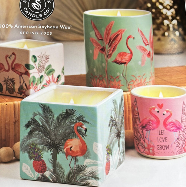 Flamingo Love Collection - Swan Creek Soy Candles