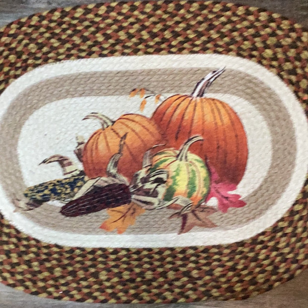 Jute Ova Joyful Harvest Rug