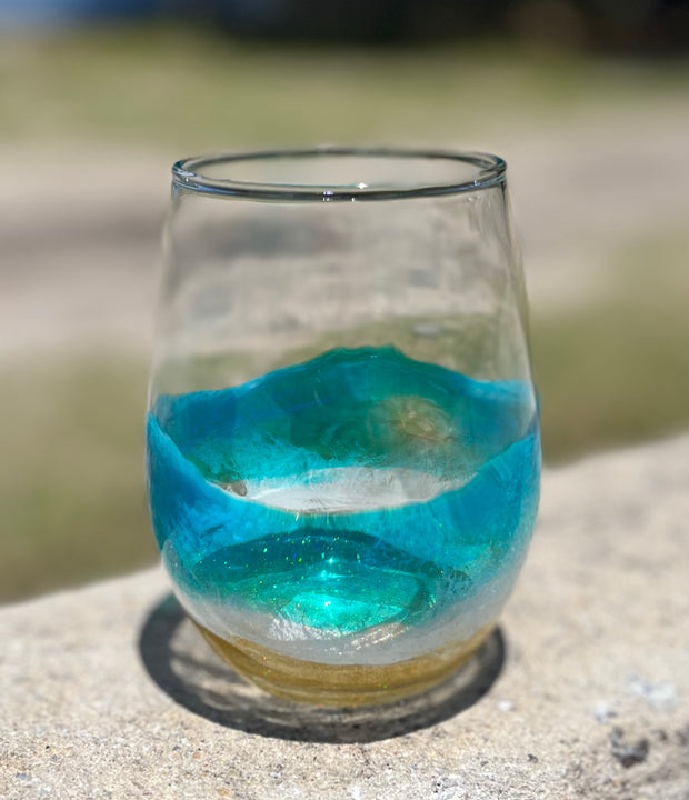Ocean Stemless Wine Glass
