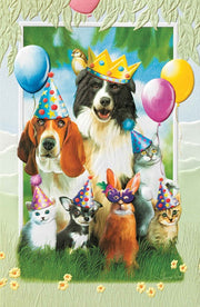 Party Animals Birthday Greeting Card