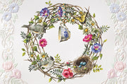 Cottage Wreath Get Well Greeting Card