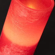 4" x 8" Timber LED Glow Candle - Cranberry