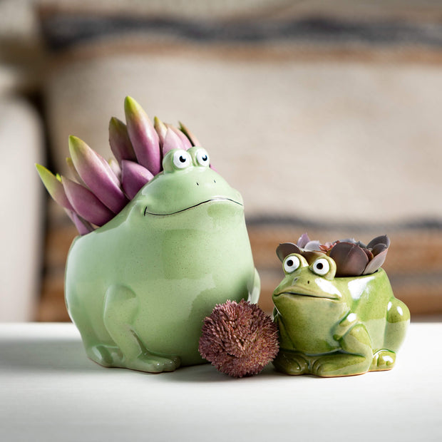 Frog Planters, 2 sizes