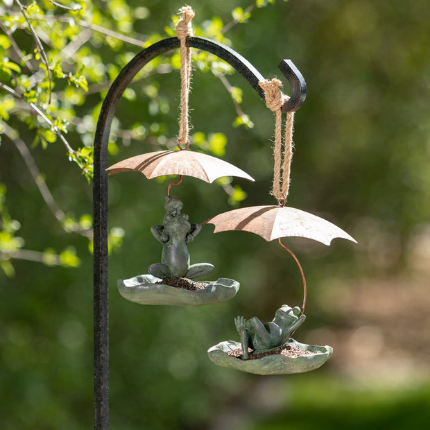 Frog Birdfeeders, 2 Styles