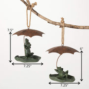 Frog Birdfeeders, 2 Styles