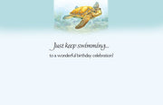 Deep Sea Diver Birthday Greeting Card