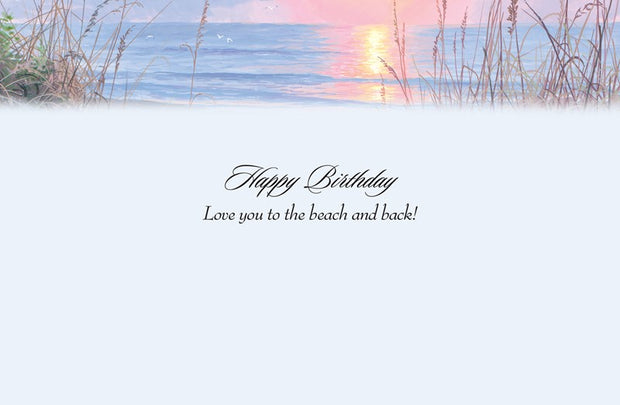 Myrtle Beach Sunrise Birthday Greeting Card