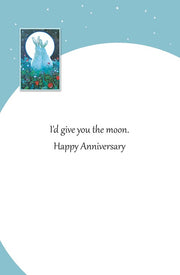 Moonlight Magic Anniversary to Spouse Greeting Card