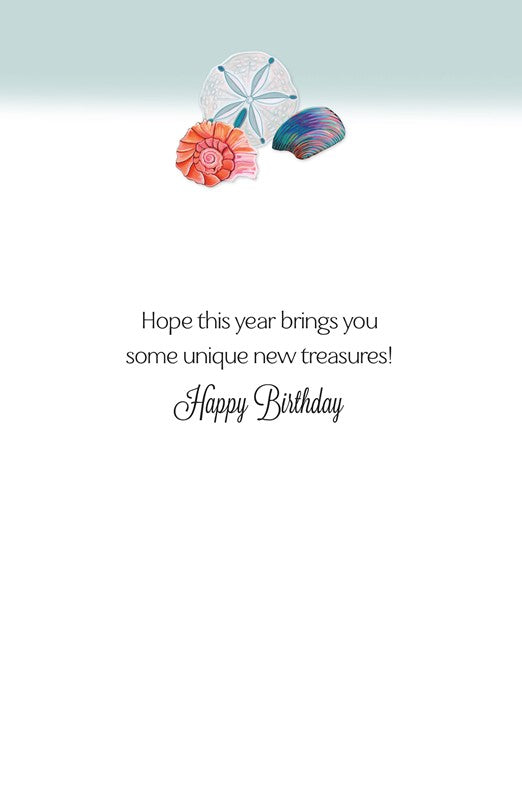 Sea Treasures Birthday Greeting Card