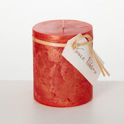 Ritz Timber Candles - Red Gold