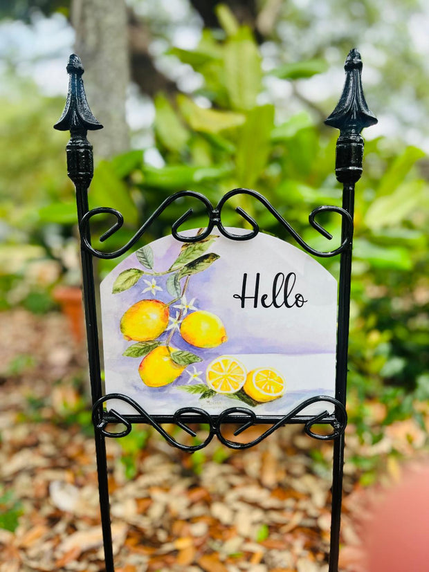 Lemons Garden Sign