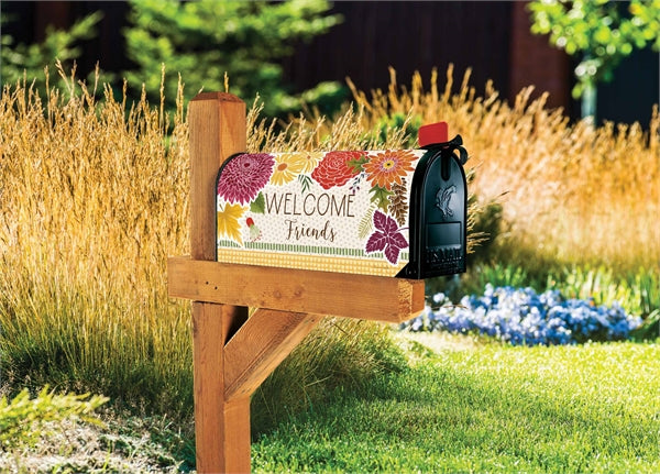 Autumn Floral Mailbox Wrap