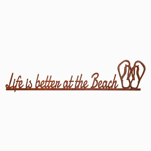 Life Is Better at the Beach Sign