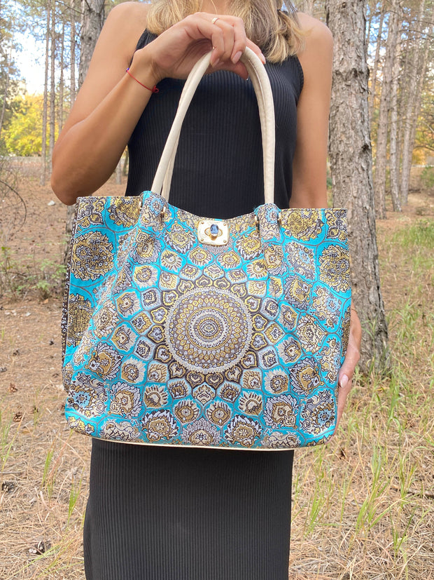 Blue Boho Bag w