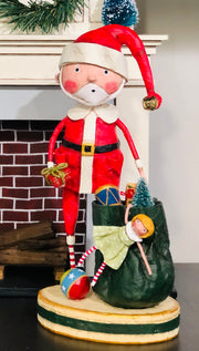 Santa & his Sack by Lori Mitchell