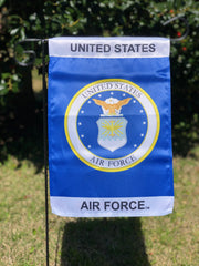 U.S. Air Force Emblem Lustre Garden Flag