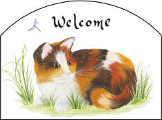 Calico Cat Welcome Garden Sign, Heritage Gallery