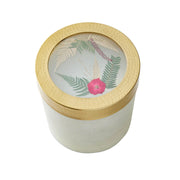 Spicy Apple Pressed Floral Candle