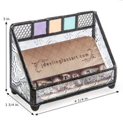 Multicolored Business Card Holder
