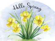 Drooping Daffodils Garden Sign