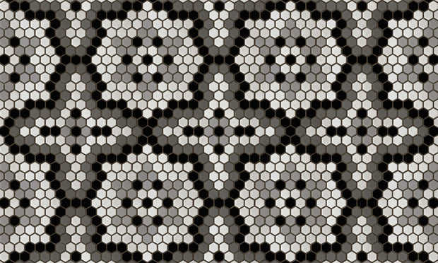 Mosaic - Black & Grey