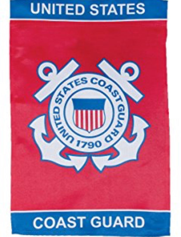 U.S. Coast Guard Symbol Lustre Garden Flag 
