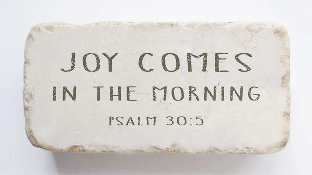 Psalm 30:5 HB Script Stone