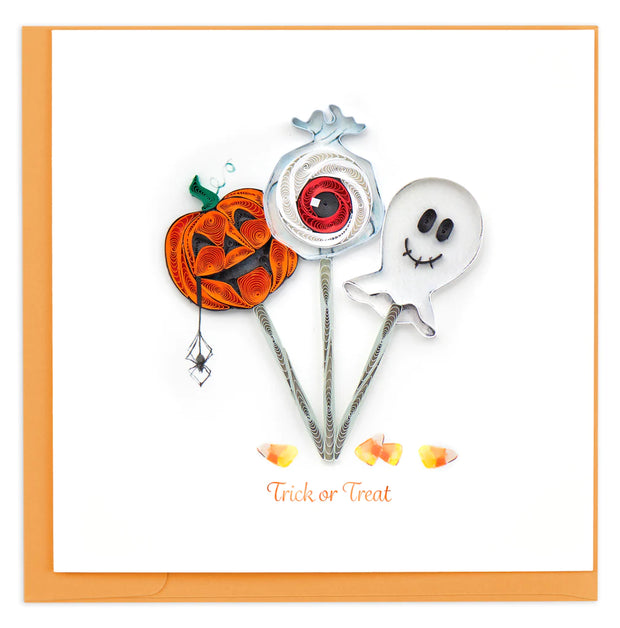 Tick or Treat Quilling Card
