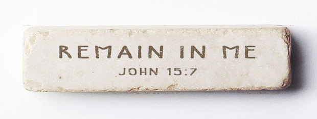 John 15:7 SB Script Stone
