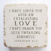 Jeremiah 31:3 Scripture Stone
