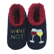 Wine Not Snoozies Slippers