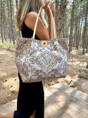 Beige Boho Bag