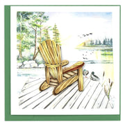 Adirondack Lake Quilling Card