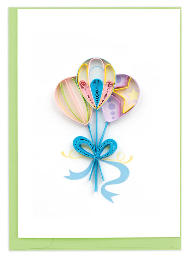 Colorful Balloons Gift Enclosure Card