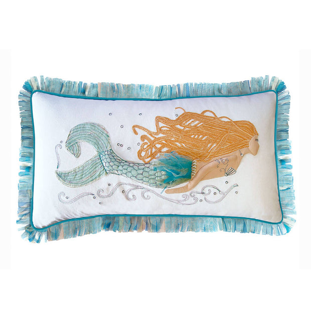 Pearl of the Sea Mermaid Pillow