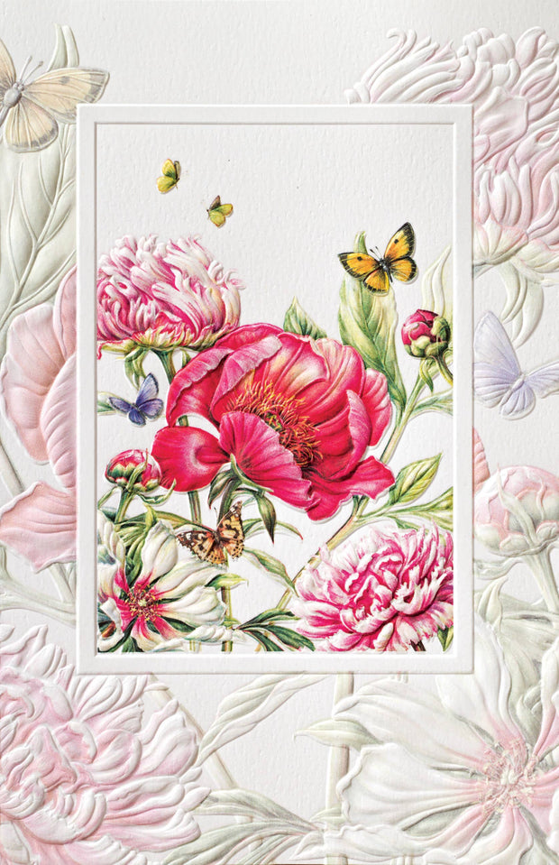 Paeonia Birthday Greeting Card