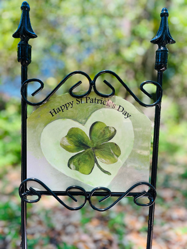 Happy St. Patricks Garden Sign