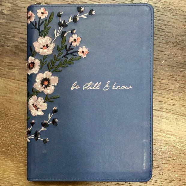 Embroidered Blue Journal