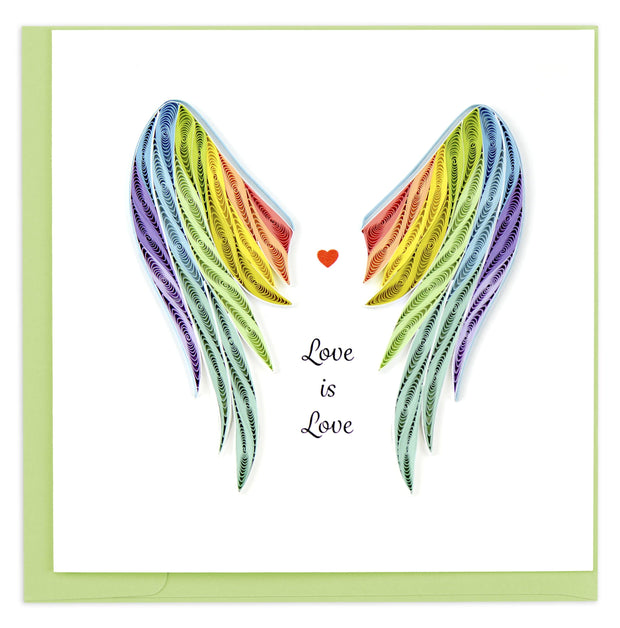 Pride Wings Quilling Card